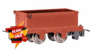 Bachmann 77308 Thomas The Tank Narrow Gauge Oxide Red Gondola Wagon With Load OO9 Gauge