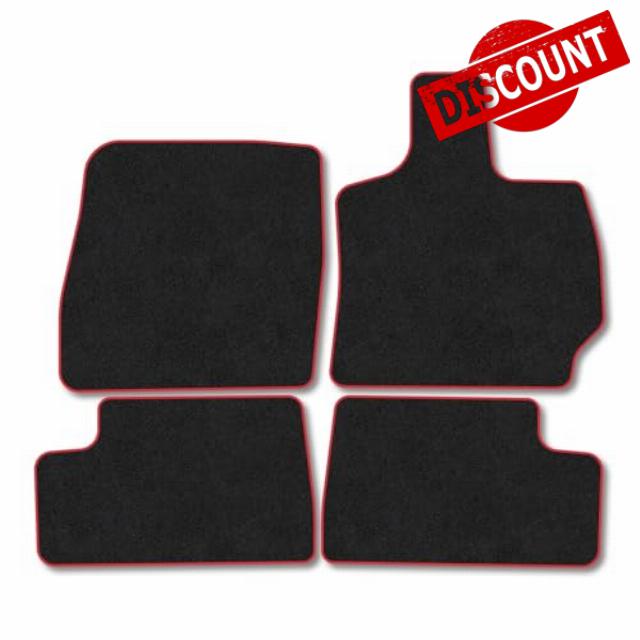 Omoda 5 Petrol (2024+) Car Mats Tailored Fit Carpet Floor Mats Non Slip Red Trim Full Coverage Compatible Accessory Front Rear Set Anti Slip Granulated Backing Hand-Finished Clips
