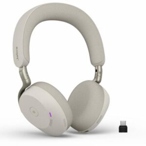 Jabra Evolve3 75 On-Ear Wireless Bluetooth Headset with Microphone for Work