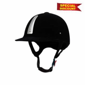 Horse Riding Helmet - Velvet Equestrian Head Protection