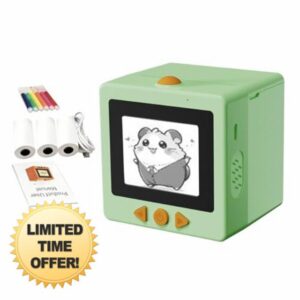 AI Sticker Box Printer | Smart AI Voice Stickerbox Printer Maker With 2.4 Inches Display | Thermal Sticker Maker