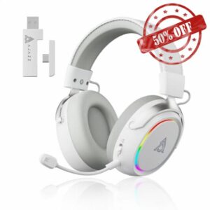 acodex AJAZZ AHM10 MAX Wireless Gaming Headset with Detachable Microphone