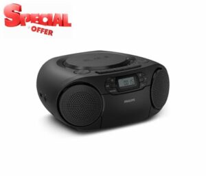 Philips TAZ2200 Portable CD & Cassette Soundmachine with FM Radio