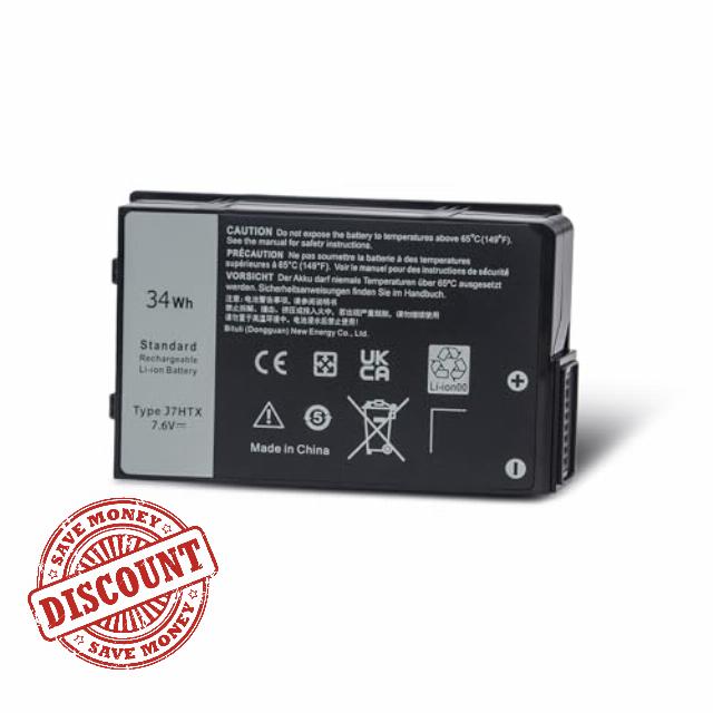 7.6V 34WH J7HTX Laptop Battery Compatible With Dell Latitude 7202 7212 7220 Rugged Extreme Tablet T03H002 FH8RW 7XNTR 02JT7D