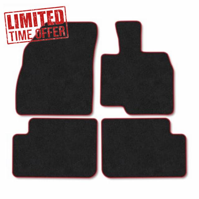 Chery Tiggo 7 Petrol (2025+) Car Mats Tailored Fit Carpet Floor Mats Non Slip Red Trim Full Coverage Compatible Accessory Front Rear Set Anti Slip Granulated Backing Hand-Finished Clips