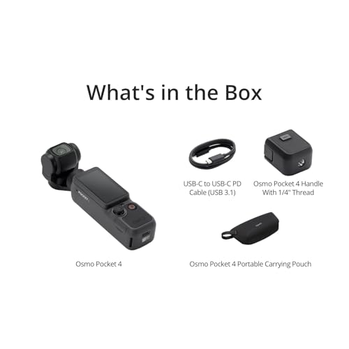 107GB Built‑In Storage (Osmo Pocket 4 Essential Combo Bundle 1)