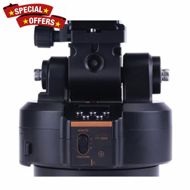 YT-2000 AI Smart Motorized Rotating Panoramic Head Tripod Stabilizer Plastic+Metal for Phones Cameras Live Broadcas
