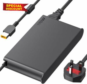 170W Laptop Charger for Lenovo Legion 5 5i Yoga Pro 9i ThinkPad P1 P16 P16v P70 P71 P72 P73 IdeaPad Pro 5 5i Lenovo LOQ ADL170SCC3A 4X20S56697 ADL170SDC3A ADL170SLC3A 20V 8.5A AC Adapter Power Supply
