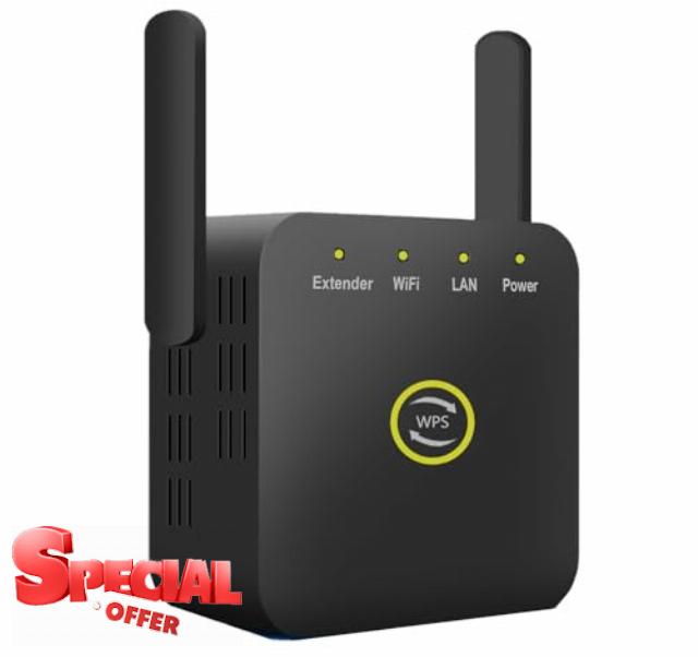 2026 WiFi Extender Signal Booster - 2.4GHz 300Mbps WiFi Booster for Home