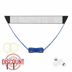 GYMAX Portable Badminton Net Set