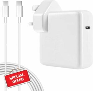 Mac Book Pro Mac Charger -87W UK Plug USB C Charger PD 3.0 - Fast Charger | All USB-C Devices | 2M Cable USB C Charger Compatible with MacBook Pro 16