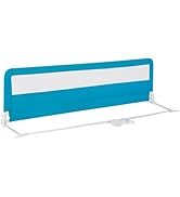 GYMAX Baby Bed Rail, Vertical Lifting Mesh Bedside Guardrail with 24 Adjustable Height and Double...