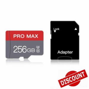 256GB Micro SD Card Memory Card with Adapter