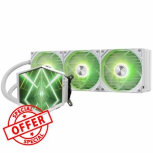 TRYX STAGE ARGB All In One Liquid CPU Cooler with Dual 4.0” IPS Displays