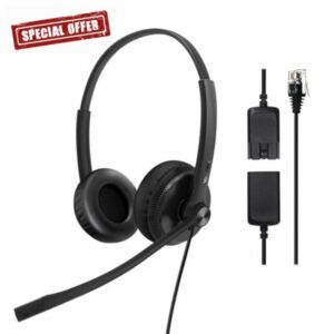 Yealink YHS34 Phone Headsets for Desk Phones