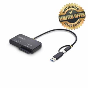 StarTech USB-C/USB-A to M.2 NVMe and 2.5in/3.5in SATA Adapter