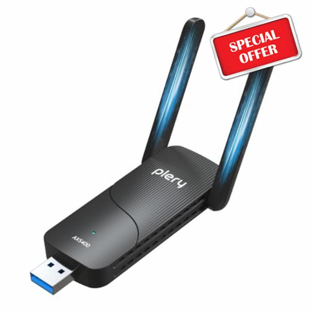 AXE5400 USB WiFi 6E Dongle for Desktop PC