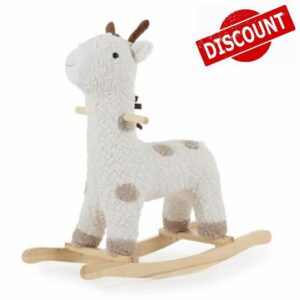 Puggle Plush Rocking Giraffe with Music - White (18 Months - 3 Years)