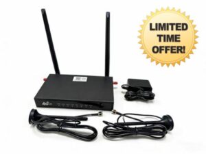 Industrial 4G LTE Router with 4 Ethernet Ports