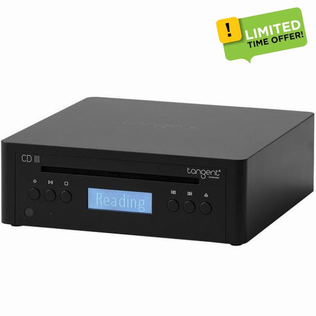 Tangent Black CD Player 3 (III) Incl Remote Control