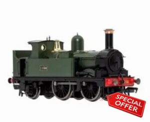Dapol 4S-517-003 0-4-2 517 Class GW Green 1158 OO Gauge