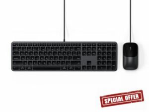 SATECHI Wired Keyboard and Mouse Combo