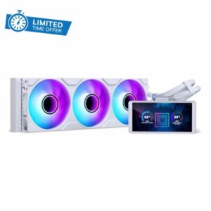 Phanteks Glacier One M25 LCD RGB All-In-One CPU Liquid Cooler with 6" IPS Display