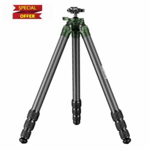 Manbily QM-364PA Carbon Fibre Tripod (Green)
