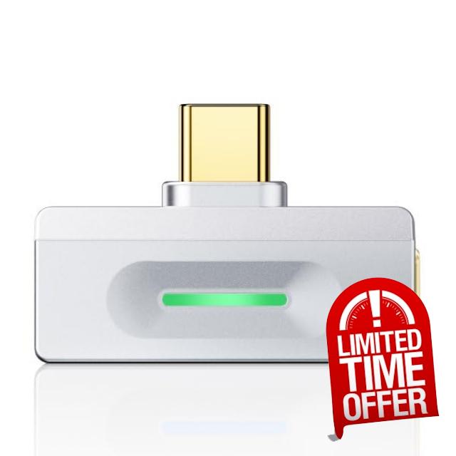 FiiO AIRLINK Portable High-Res Bluetooth Transmitter (Silver)