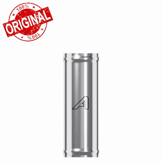Beaded Aluminium Hose Joiner Pipe 70mm (2 3/4") OD x 300mm (12") Long           [Energy Class A+++]