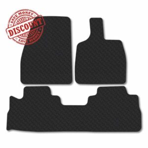Omoda 9 Petrol (2025+) 5mm Rubber Car Mats Compatible Premium Durable Tailored Fit Heavy-Duty Floor Mats Set Accessory Waterproof Durable Custom Fit Water Resistant Easy-Clea