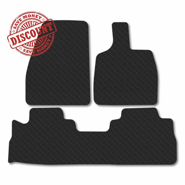 Omoda 9 Petrol (2025+) 5mm Rubber Car Mats Compatible Premium Durable Tailored Fit Heavy-Duty Floor Mats Set Accessory Waterproof Durable Custom Fit Water Resistant Easy-Clea