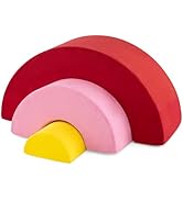 GYMAX 4 Pieces Kids Climb & Crawl Play Equipment, Multifunctional Toddler Activity Set, Baby Soft...