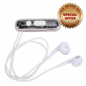 Cuifati Rechargeable Sound Amplifier Personal Sound Enhancer with Bluetooth 5.4 Noise Reduction Microphone for TV Watching Calls Podcasts Hands-Free Adjustable Volume Clear 30ft Range (White)