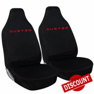 HT AutoCare Fits Dacia Duster – Heavy Duty Waterproof Car Black Seat Covers