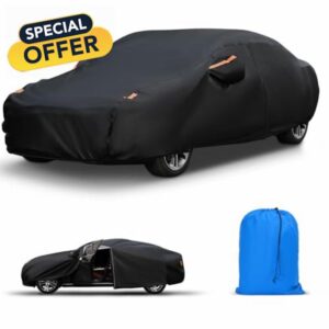 Waterproof Car Cover for Sedan 192"-208"/490-530 cm