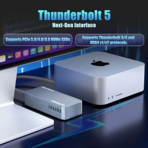 Compatible with Thunderbolt 5/4/3/USB4 and USB 3.2(20Gbps)/3.1/3.0/2.0