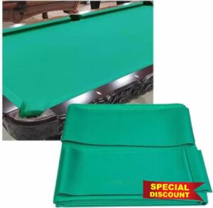 Billiard Table Felt 9-Foot Pool Table Cloth (Includes 6 Cloth Strips)
