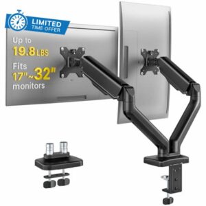 monTEK Dual Monitor Arm Gas Spring