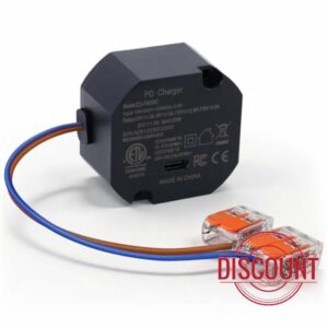 In-Wall AC to USB-C Power Adapter