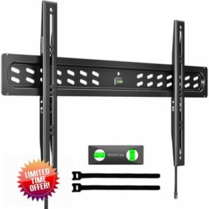 monTEK Slim TV Wall Bracket for 43-95 inch TVs up to 68 kg