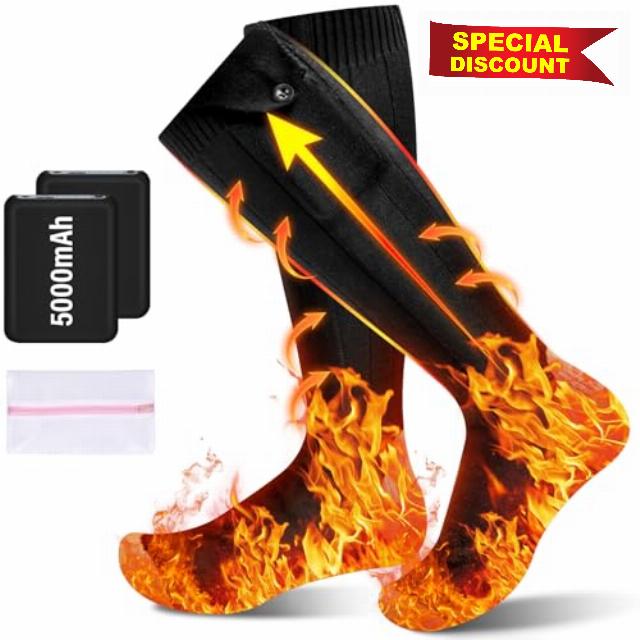 Rechargeable Heated Socks for Men Women