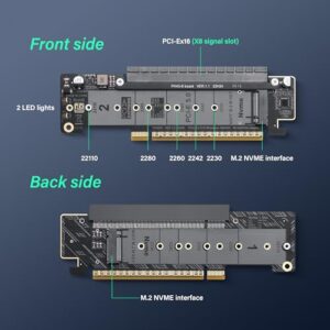 PCIe Bifurcation Riser Card
