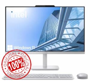Lenovo IdeaCentre Everyday Tasks 24" Full HD All-in-One Desktop Computer • Office 365 for The Web • Intel 4-Cores • 256GB SSD • 8GB RAM • Business AIO • Wireless Keyboard & Mouse • HDMI • Windows 11