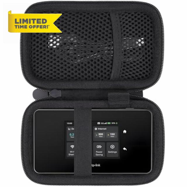 for TP-Link 5G Mobile Hotspot M8550 5G Hard Carrying Travel Case