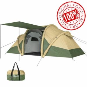 Outsunny Inflatable Camping Tent w/Air Pump