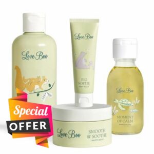 Love Boo Welcome Little One Newborn Gift Set | Rosehip Massage Oil
