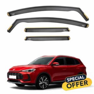 ISPEED Wind Deflectors For MG ZS MK2 2024-2026 5-Door SUV 4pc Set | Keep Your Car Ventilated In Rain & Wind