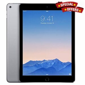 Apple iPad Air 2 64GB 4G - Space Grey - Unlocked (Renewed)