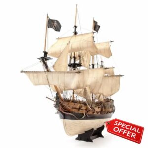 Occre 12015 Royal Fortune Wooden Pirate Ship Model Kit